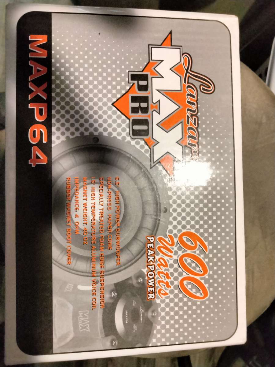 Lanzar 6 inch subwoofer