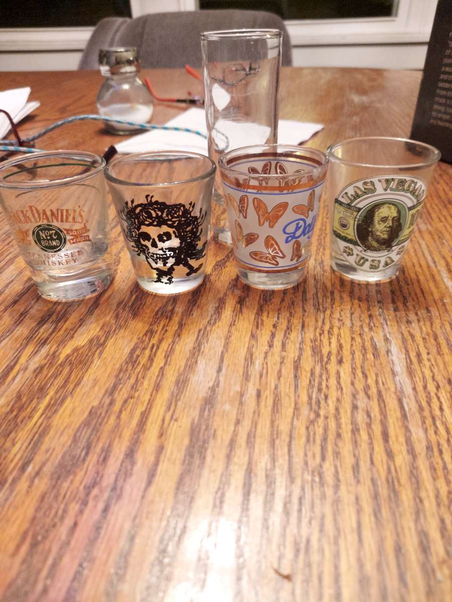 shot glasses