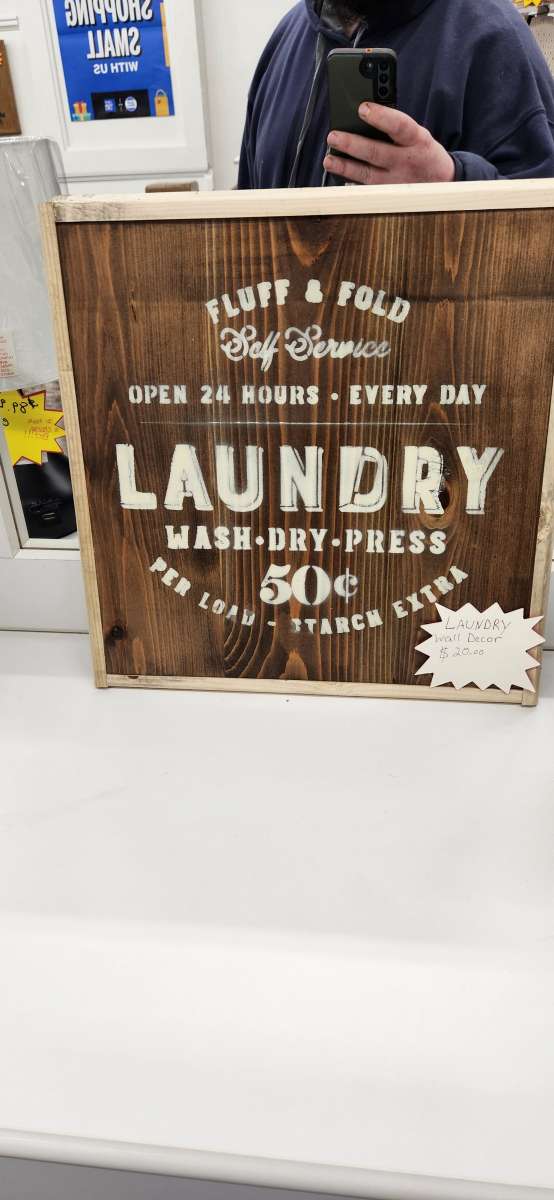laundry wall decor