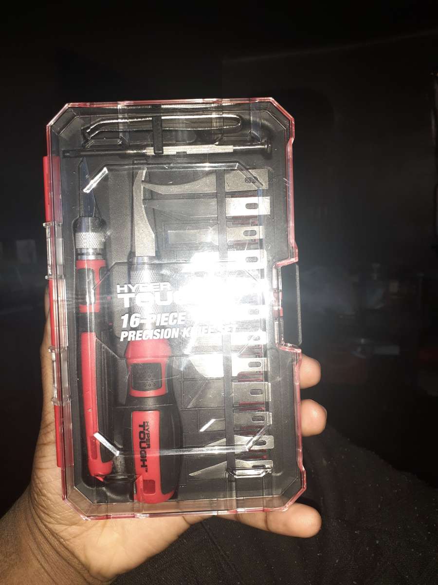 Hyper Tough 16 Piece Precision Knife Set