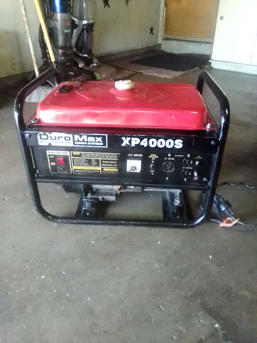 dura max 7 hp generator runs works