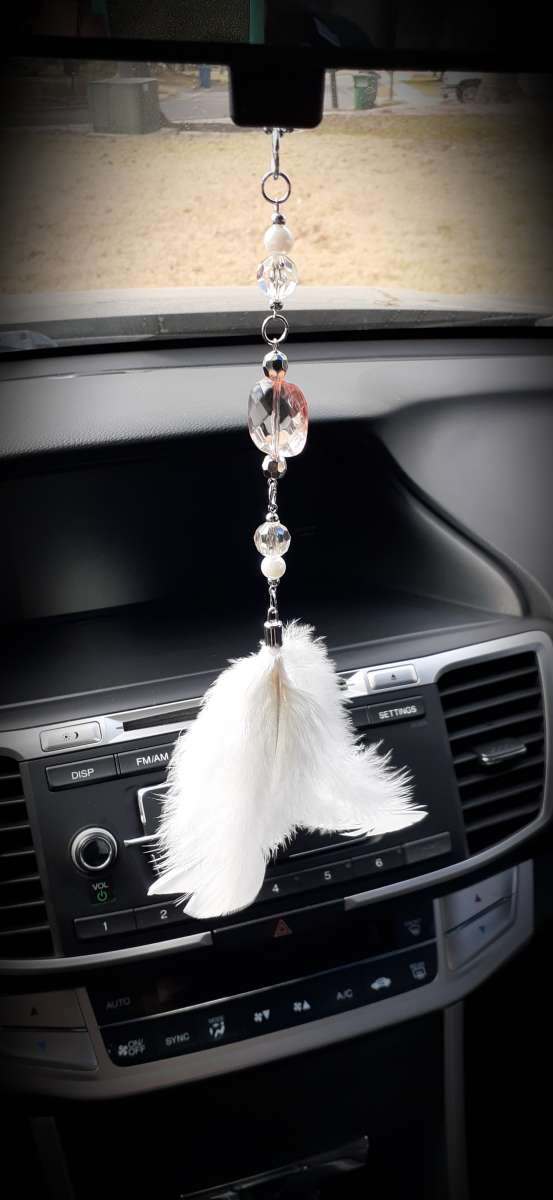 Car Charm Rearview mirror pendant car accessory jewelry