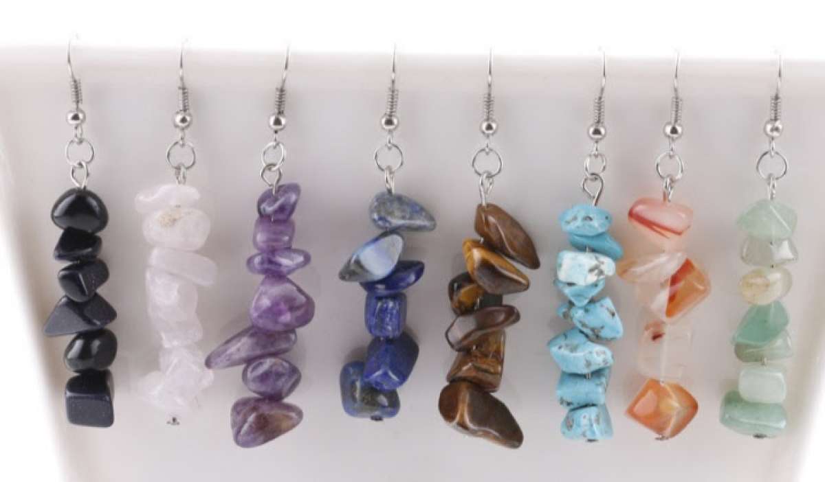 Gemstone Earrings 925 Sterling Jewelry