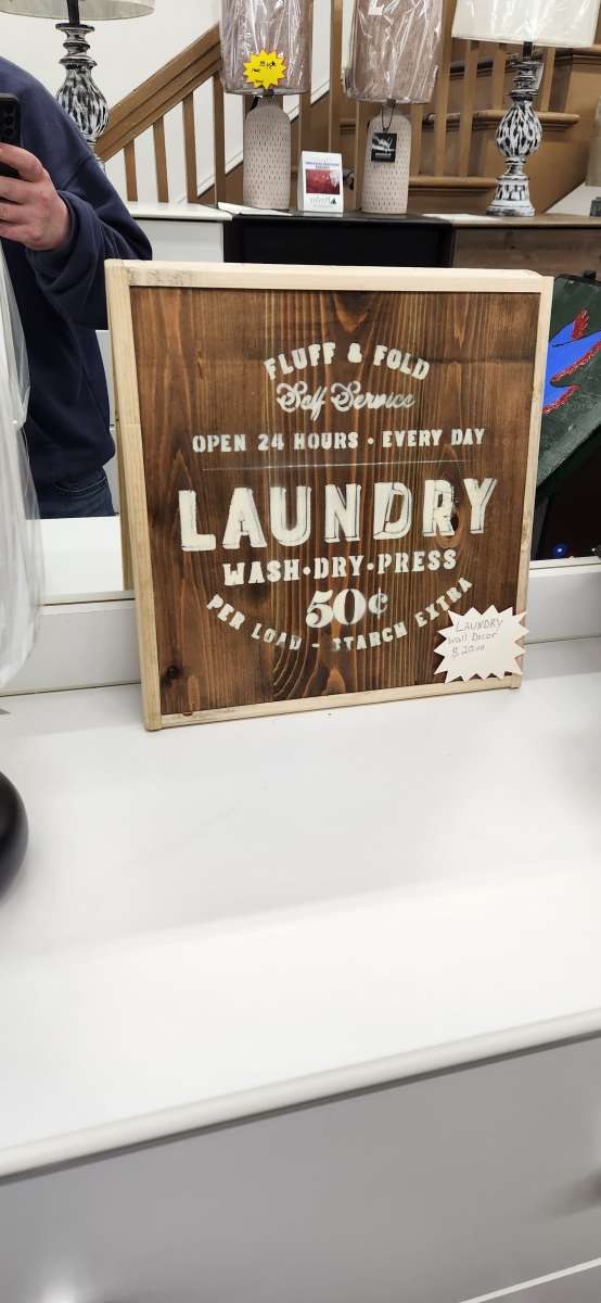 laundry wall decor