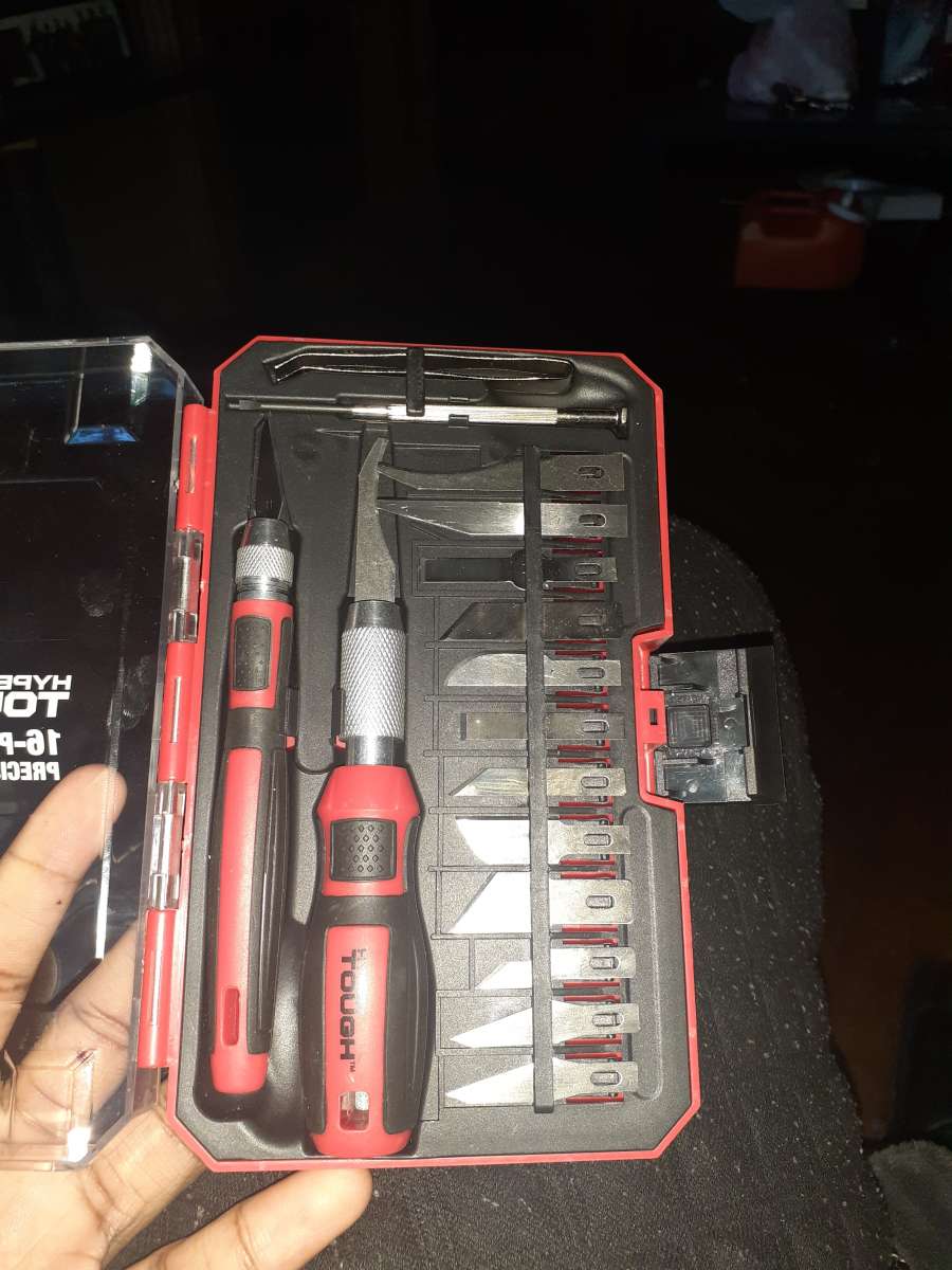 Hyper Tough 16 Piece Precision Knife Set