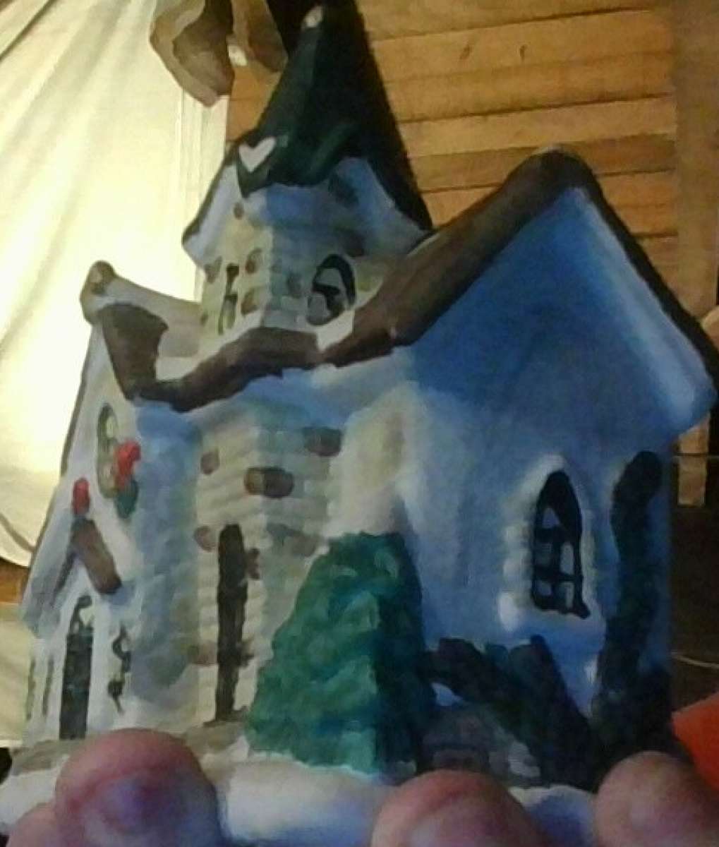 Light up House for Christmas scence