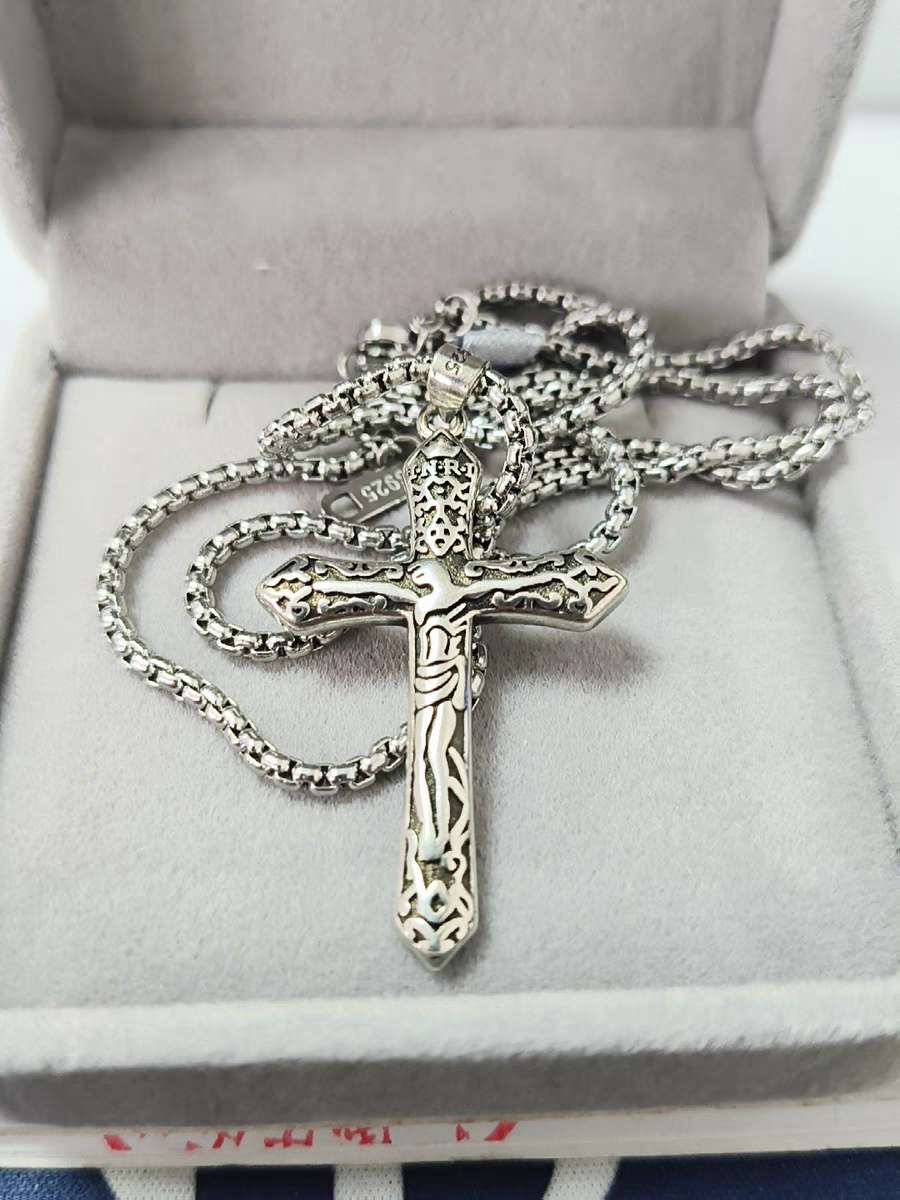 Sterling Silver Cross Necklace