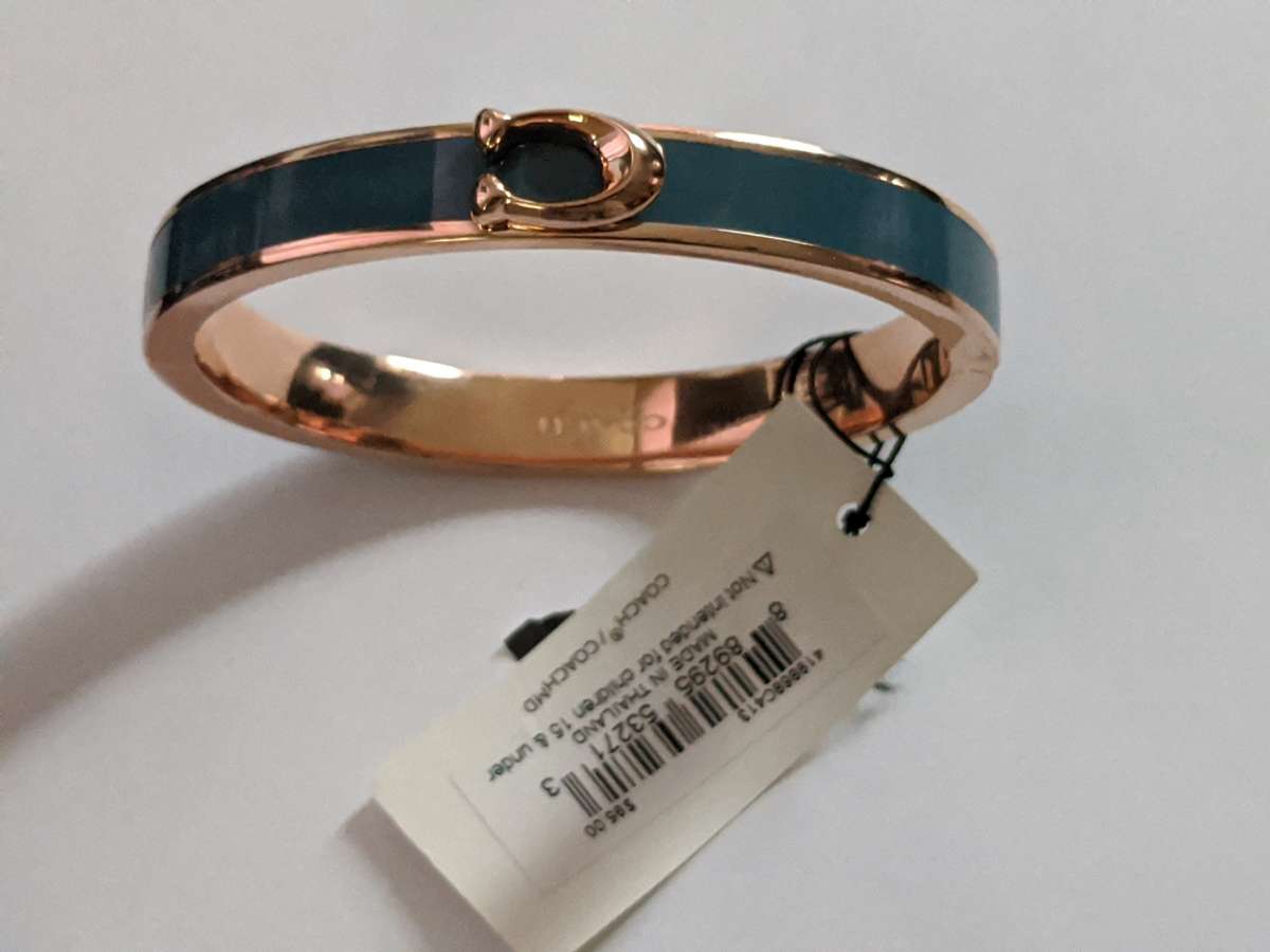 NWT Coach green bracelet