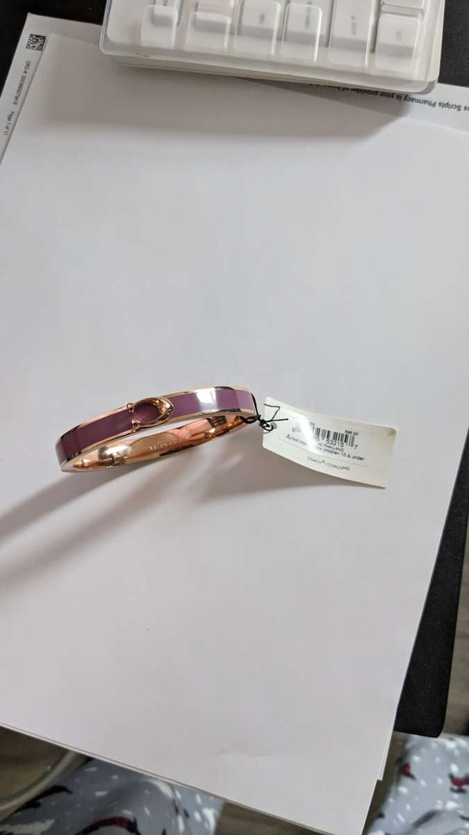 New Coach  Pink Bracelet