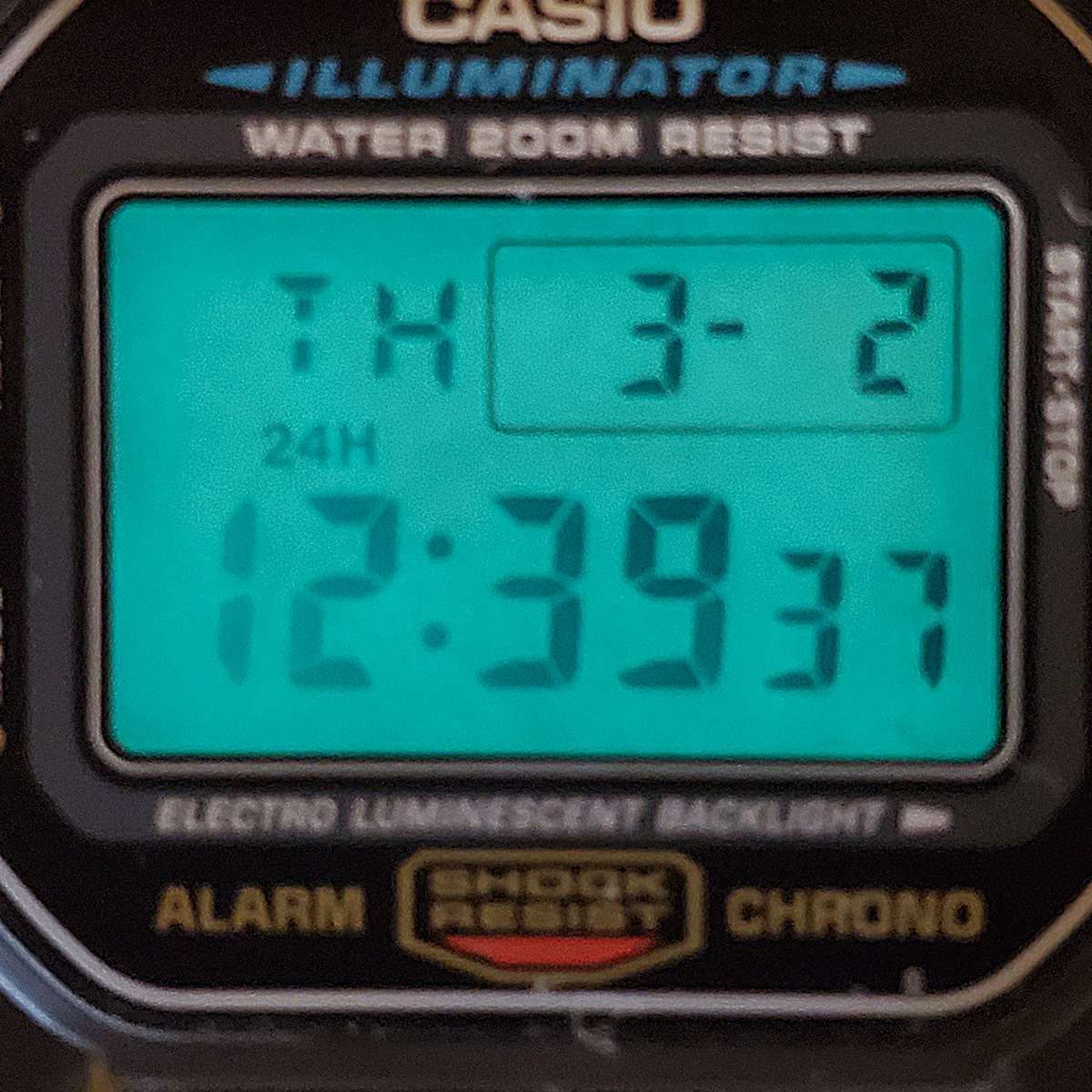 Casio Mens GShock DW5600 Classic Black Resin 44mm New Batter