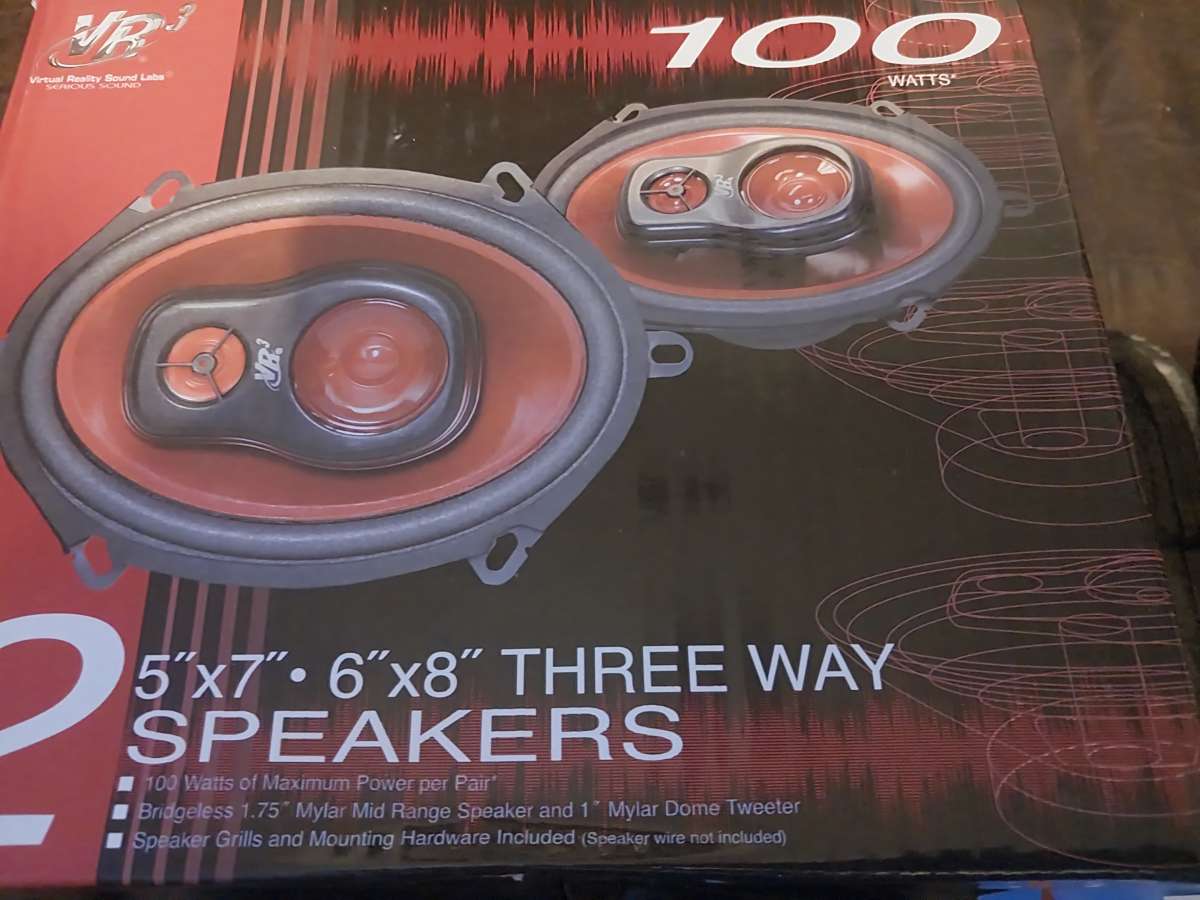 New 5x7 or 6x8 speakers