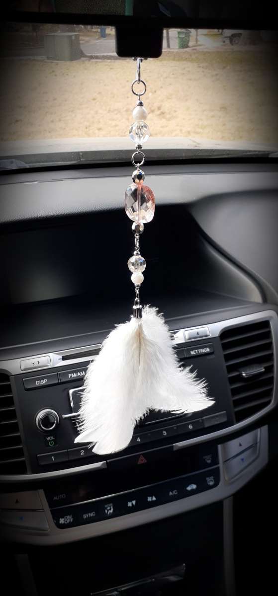 Car Charm Rearview mirror pendant car accessory jewelry