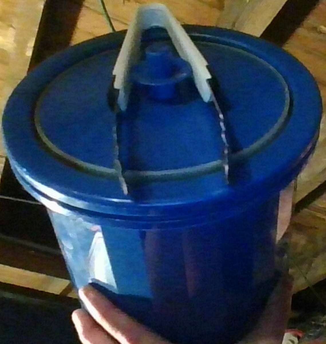 Ice bucket with toungs