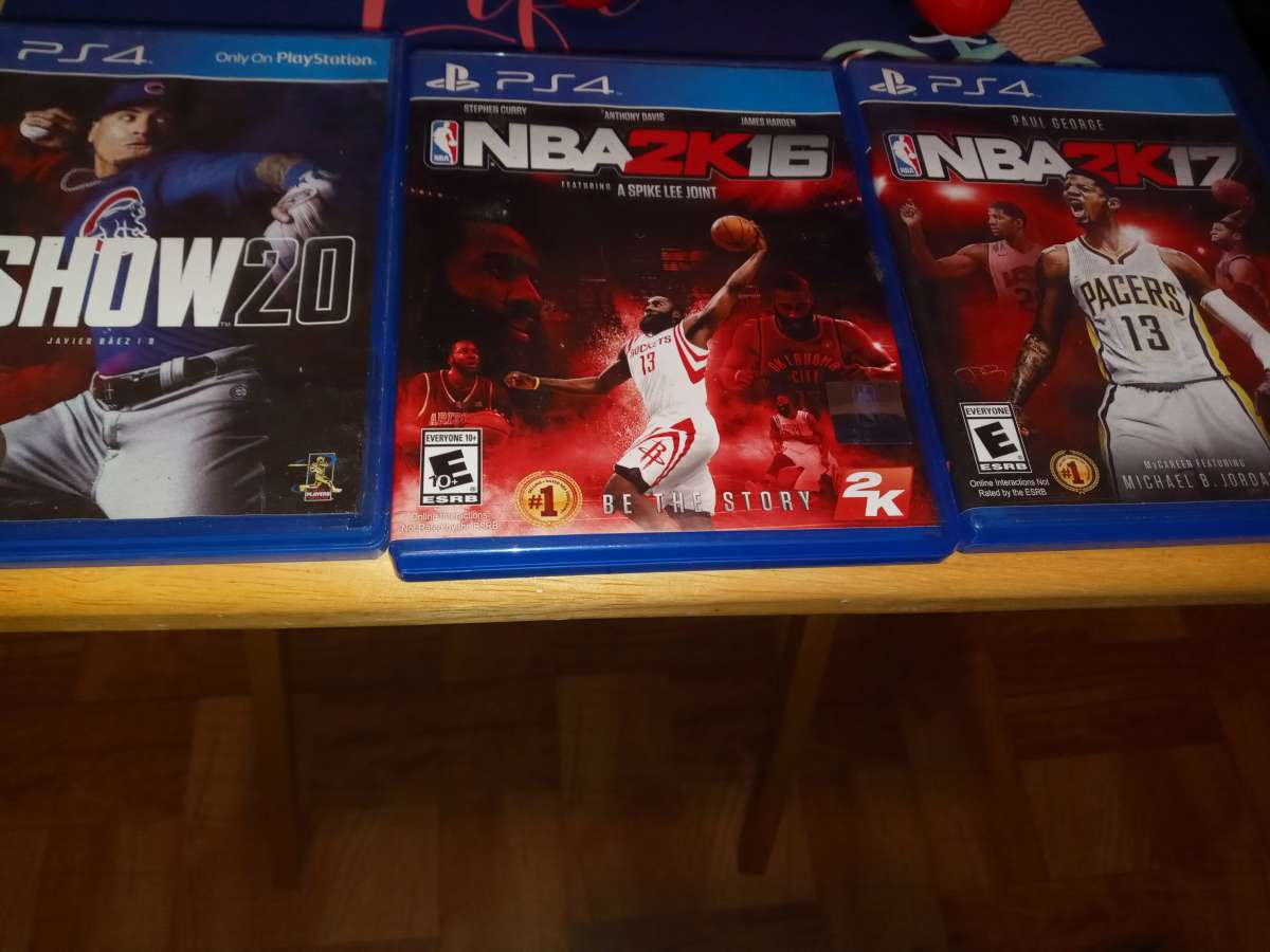MLB20 the show NBA2k17 NBL2k16