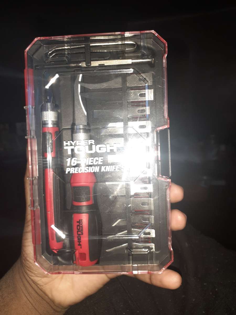 Hyper Tough 16 Piece Precision Knife Set