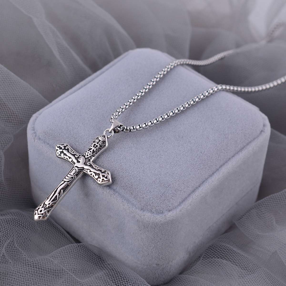 Sterling Silver Cross Necklace