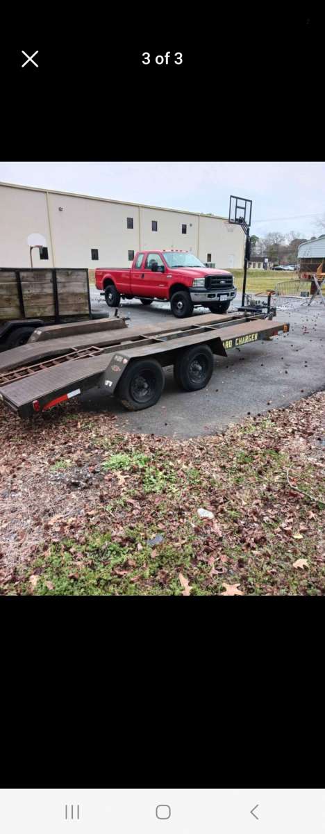 2003 Steel car trailer  pulls great