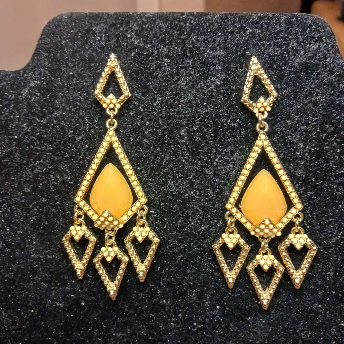 Geometric Post Pin Earring