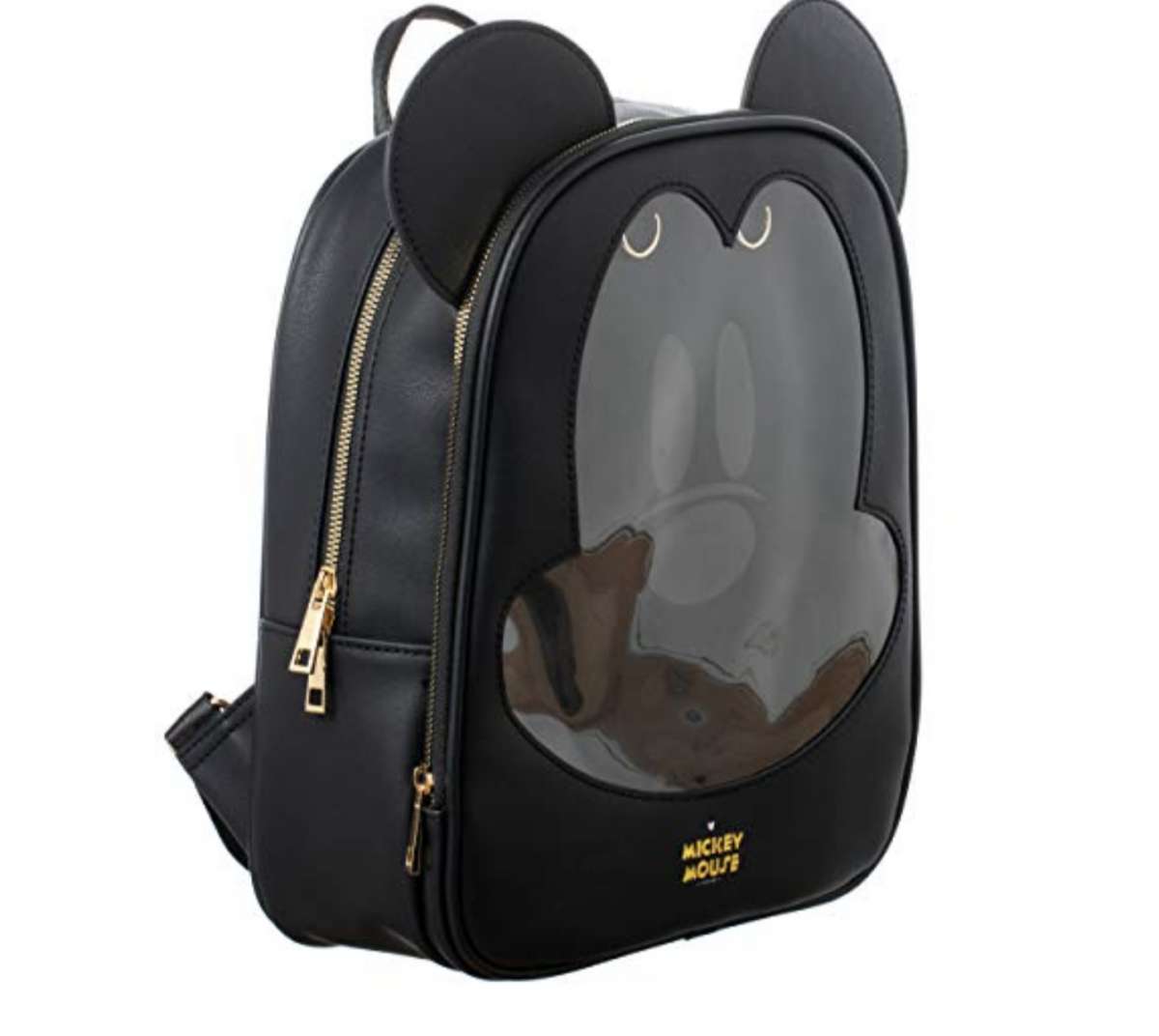 New Mickey mouse Pin Collector Mini Backpack clear pocket