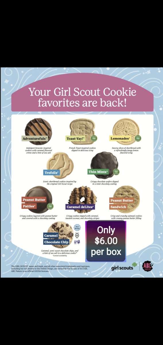 Delicious Girl Scout cookies