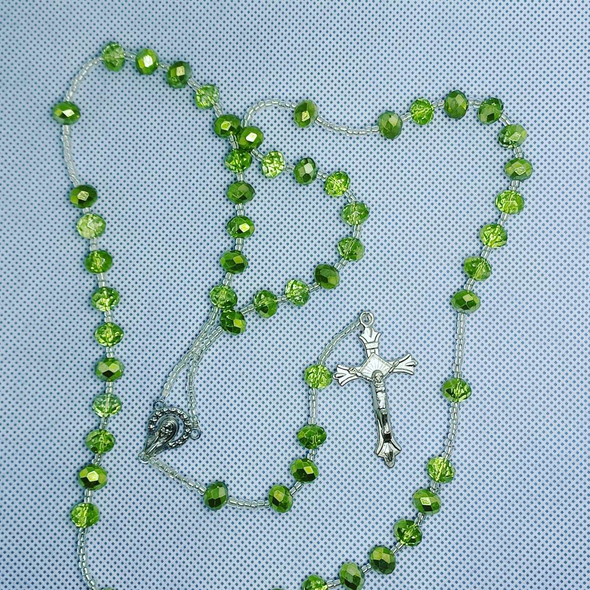lime green rosary