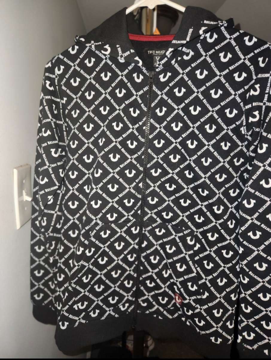 True Religion zip up hoodie
