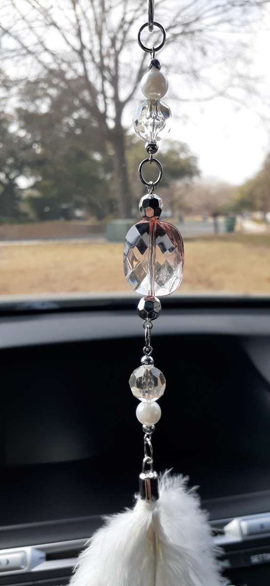 Car Charm Rearview mirror pendant car accessory jewelry