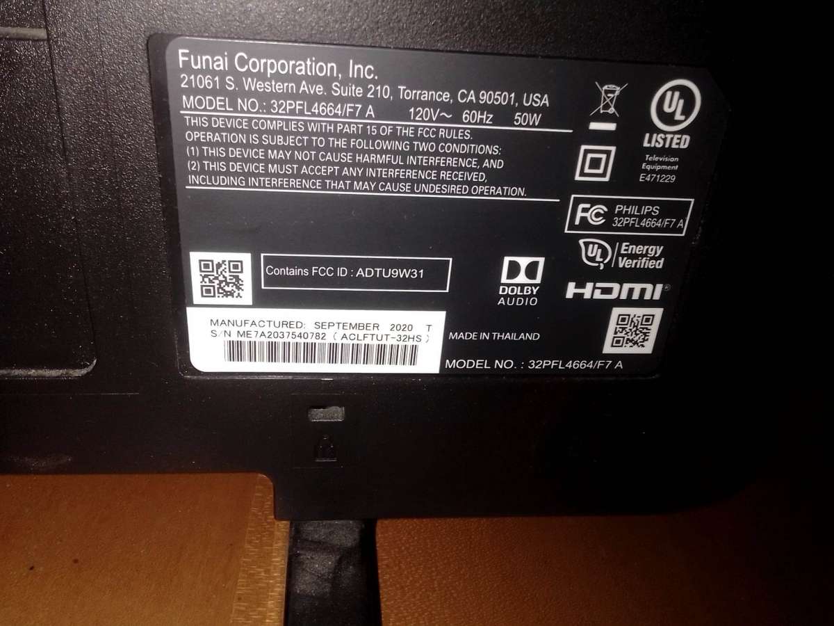 Phillips ROKU and VIZIO smart TV