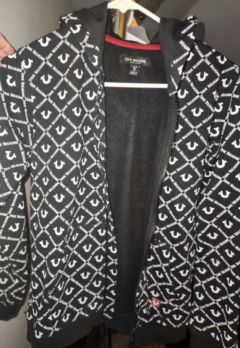 True Religion zip up hoodie