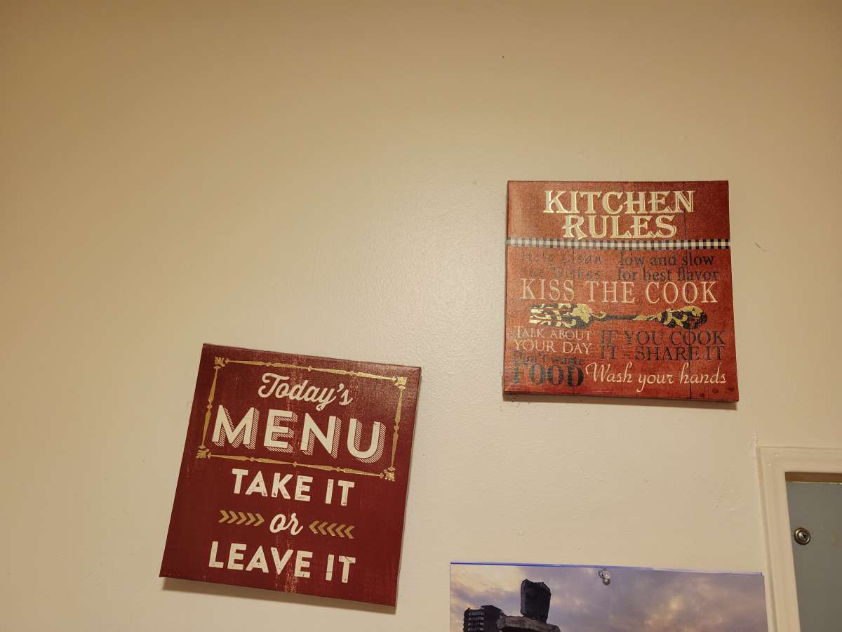kitchen wall canvas picture