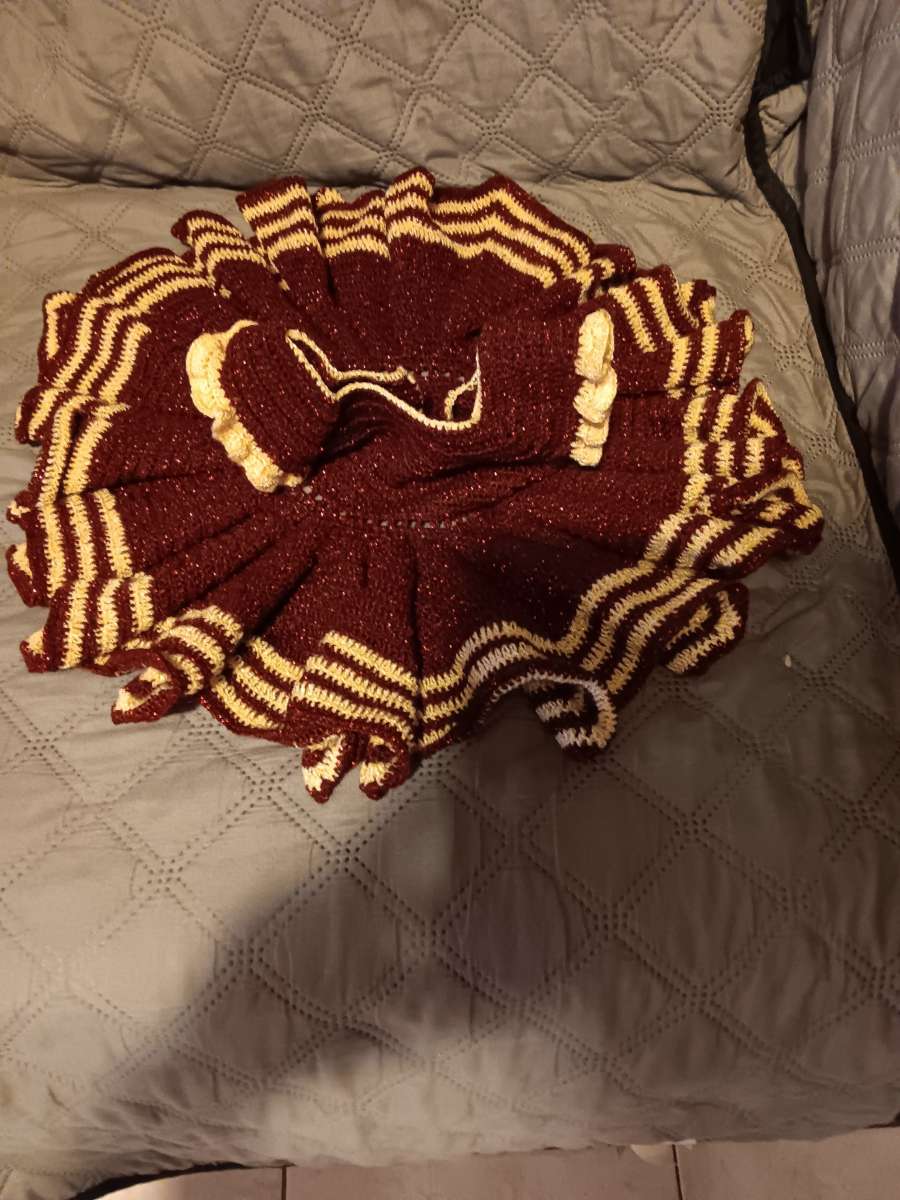 traje tejido a crochet de 0 a 3 meses de nacida