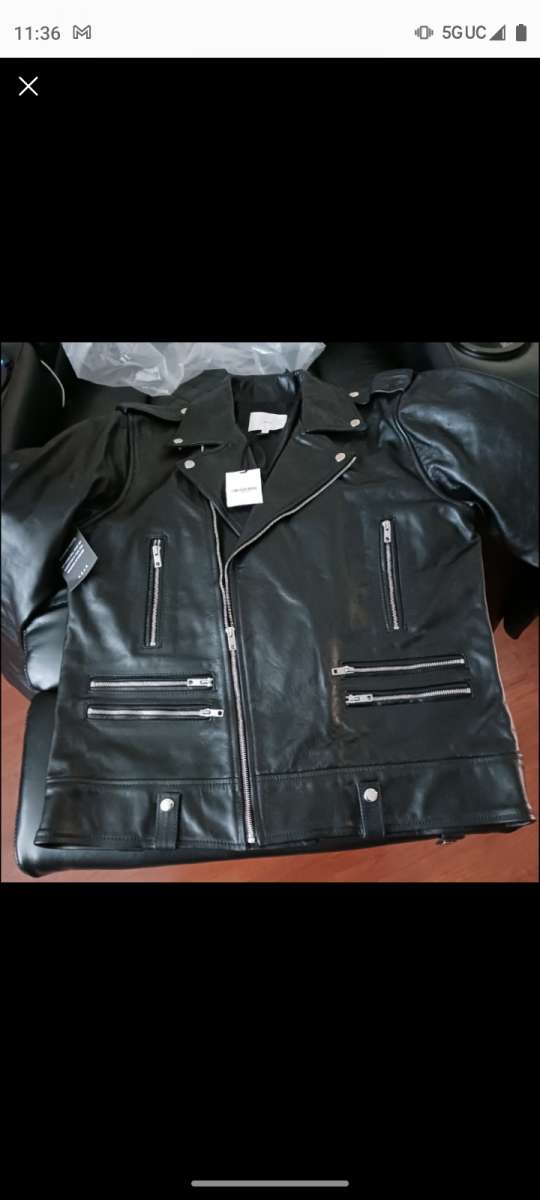 Brand new leather jacket NEAR pomerol retails for 2750