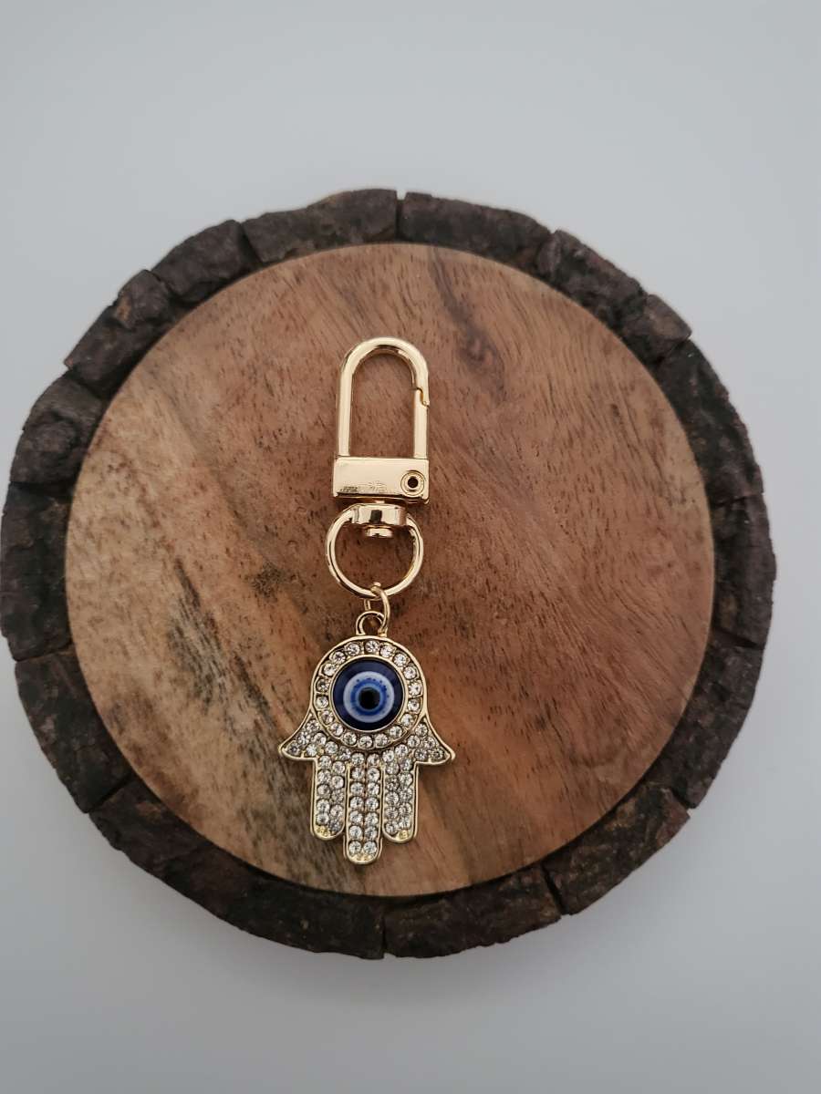 Evil eyes necklace  bracelet  and key ring