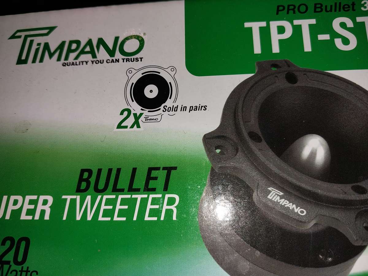 New Pair of Timpano Tweeters