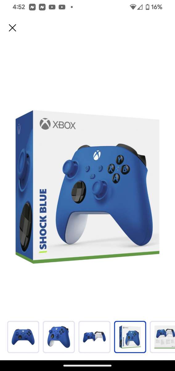 Shock Blue Xbox series x or S controller