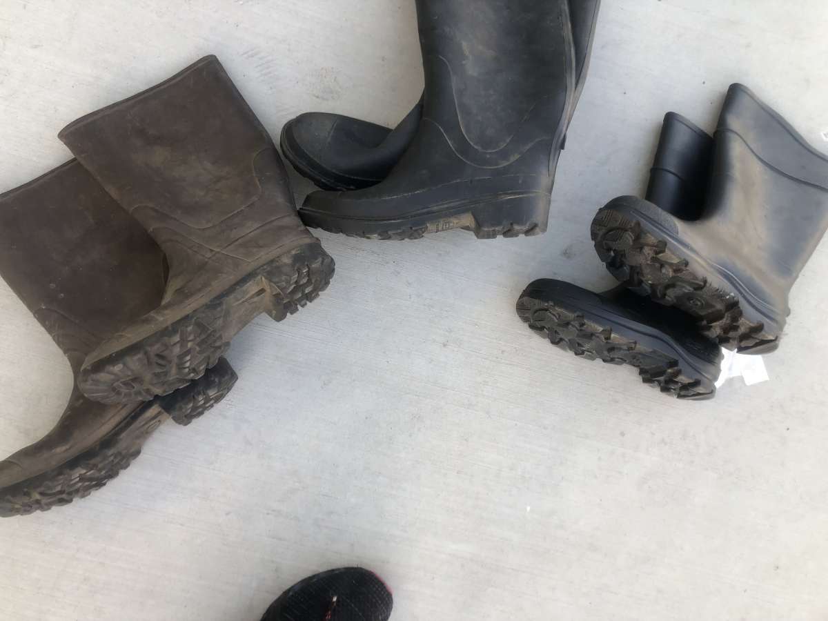 rubber boots