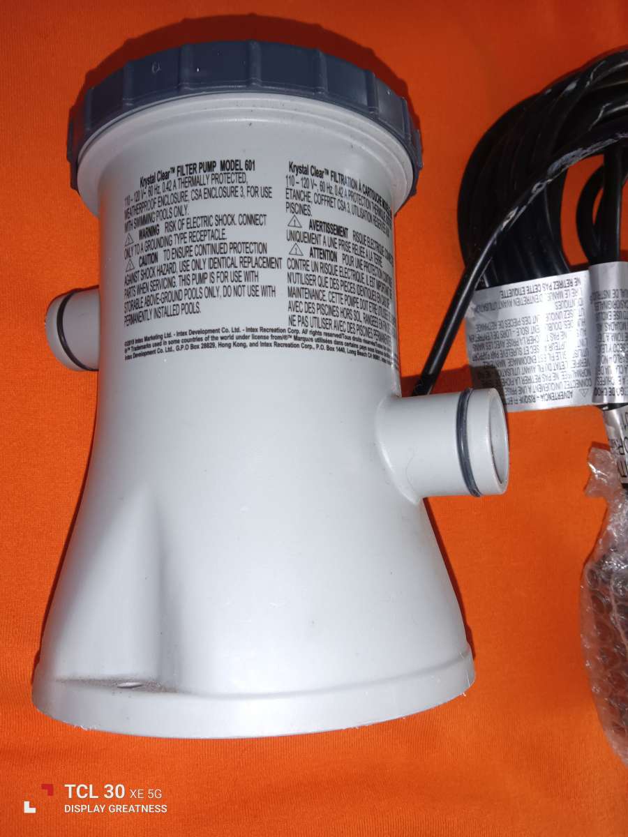 Krystal clear pool pump