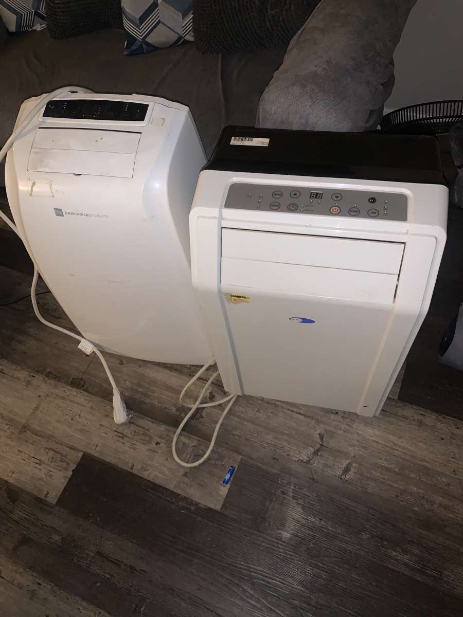 2 PORTABLE AC HEAT UNITS