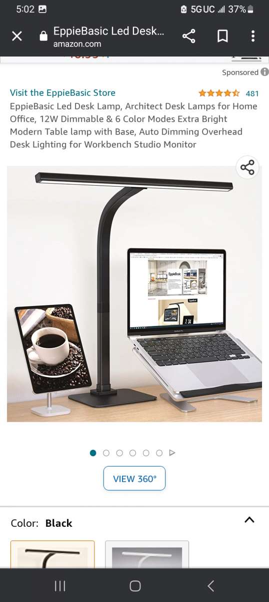 champagne table desk LED Lamp or light