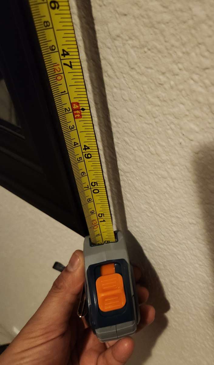 the mirrow is the puor wood the measures of height is 54 the