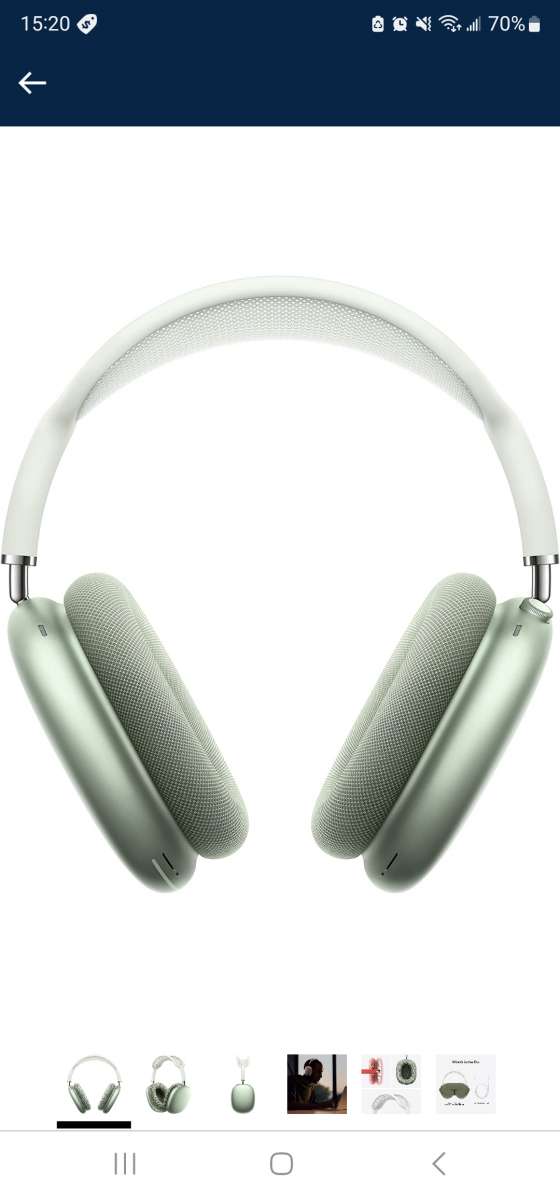 Apple AirPods Max w Smart case Green Brand New  Factory Seal