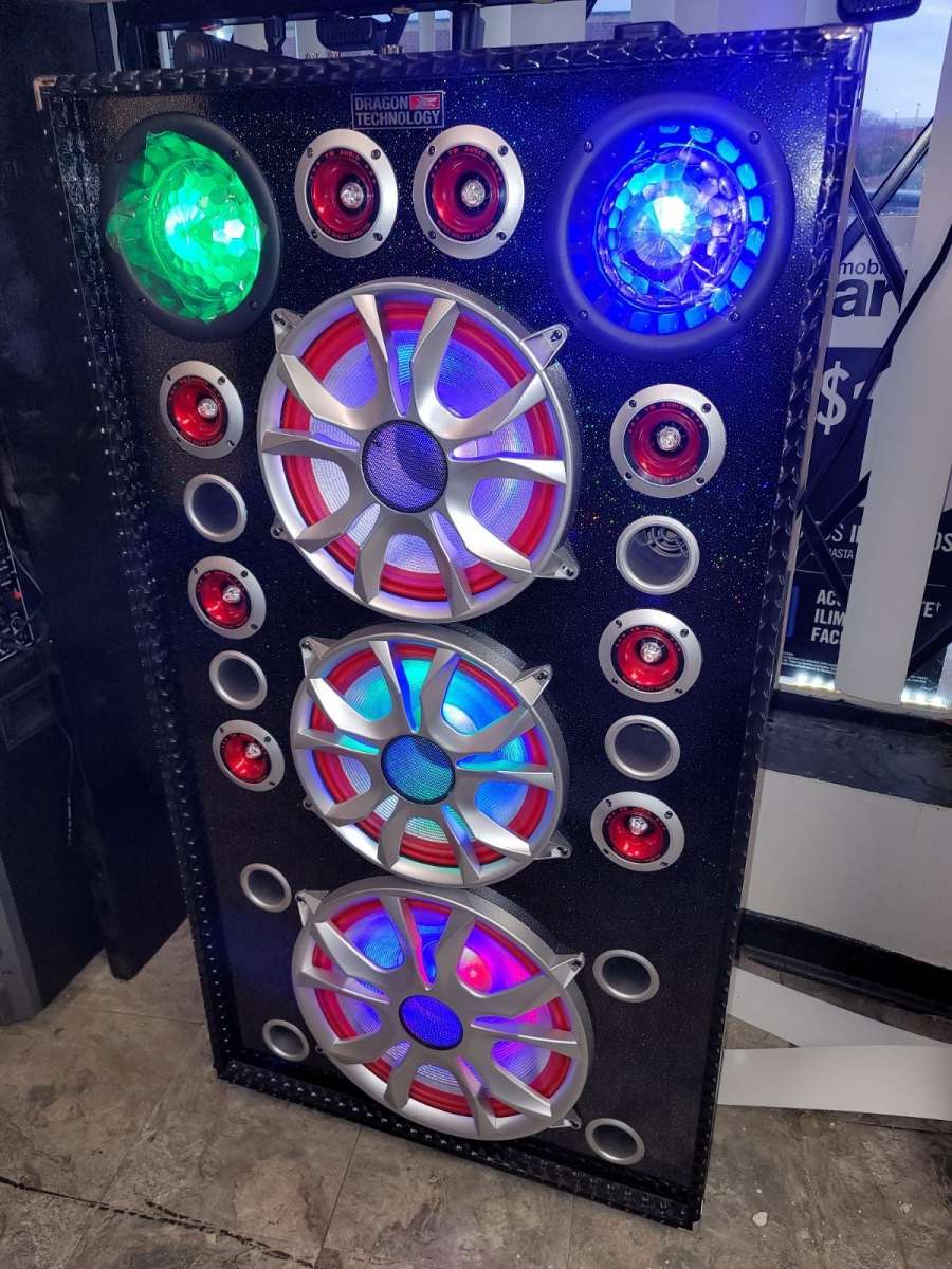 2000 watt speaker with karaoke