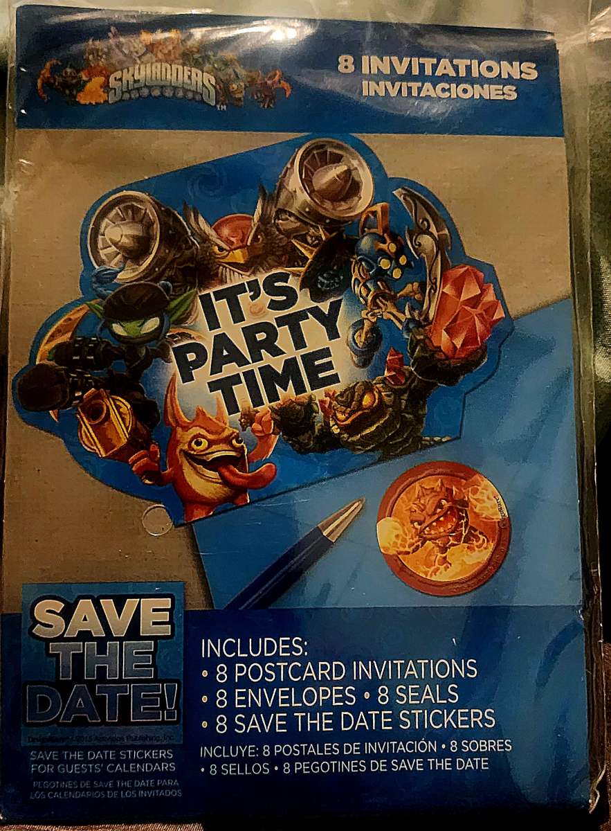 Skylander Kid Party Set Read Description