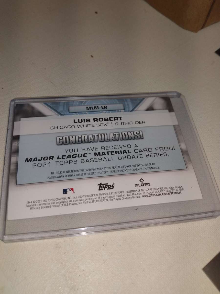 2021 Topps Luis Robert relic