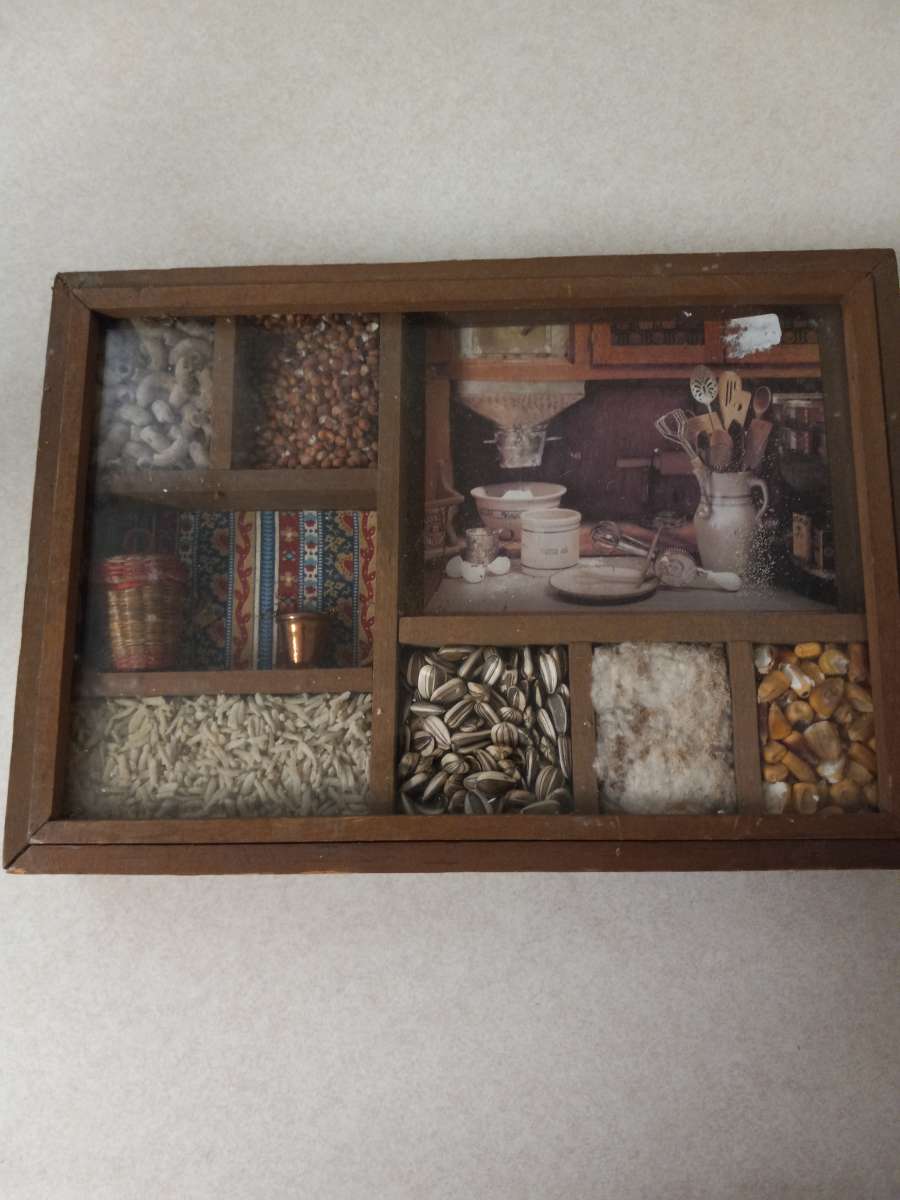 vintage shadow box