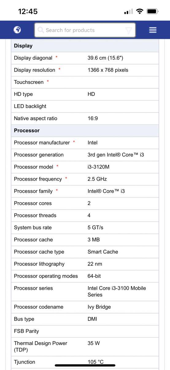 Toshiba C55C5 i3 intel laptop barely used in box