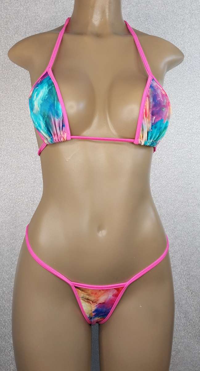 Tie Dye Custom Made Bikini Set