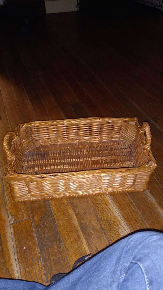 vintage wicker basket