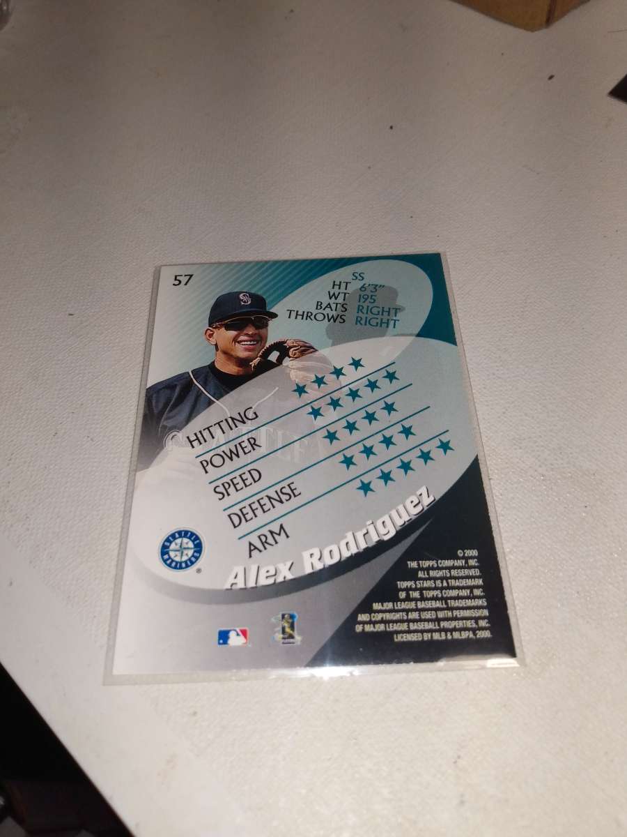 2000 Topps Alex Rodriguez Stars