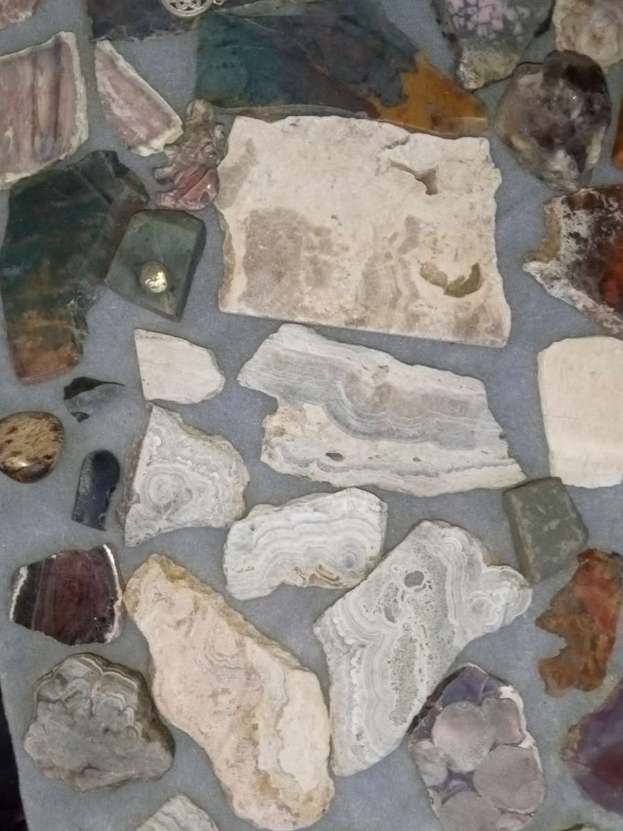 agatized petrified wood slabs